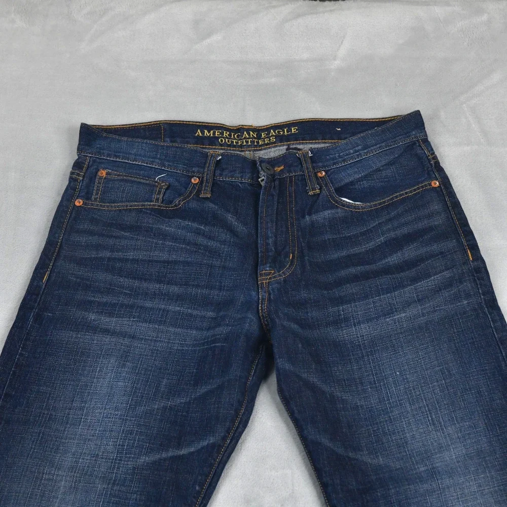 American Eagle Jeans Mens 32X34 (33x28 Actual) Relaxed Straight
